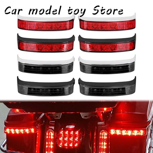 【並行輸入品】ハーレー  バイク LED サドルバッグキャリアウィンカーリアブレーキテール翼ランプツーリングエレクトラストリートグライドの画像