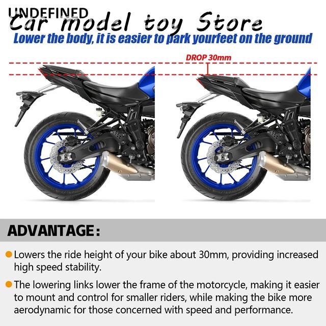 【並行輸入品】ヤマハ   MT07 MT-07 FZ07 XSR700 2016-2022 リンク下げる 2022 リアサスペンションバイクビレッ_4