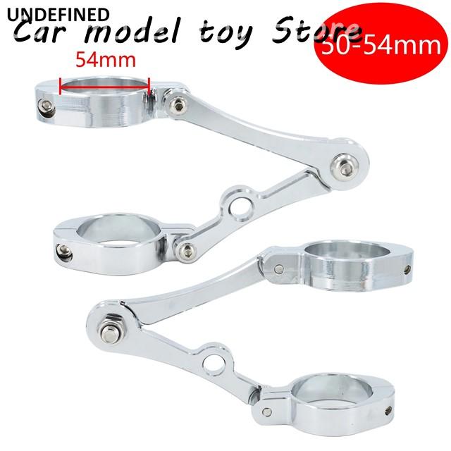 【並行輸入品】ハーレー  チョッパーボバーカフェレーサー 50MM-54MM バイクヘッドライトマウントブラケットフォーク管クランプ ホールダー自_3