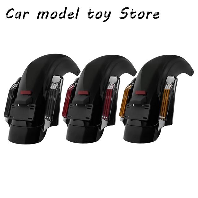 【並行輸入品】ハーレー LED CVOスタイルリアフェンダーシステムエクステンションフェイシアセット ツーリング用 ELECTRA ROAD_2
