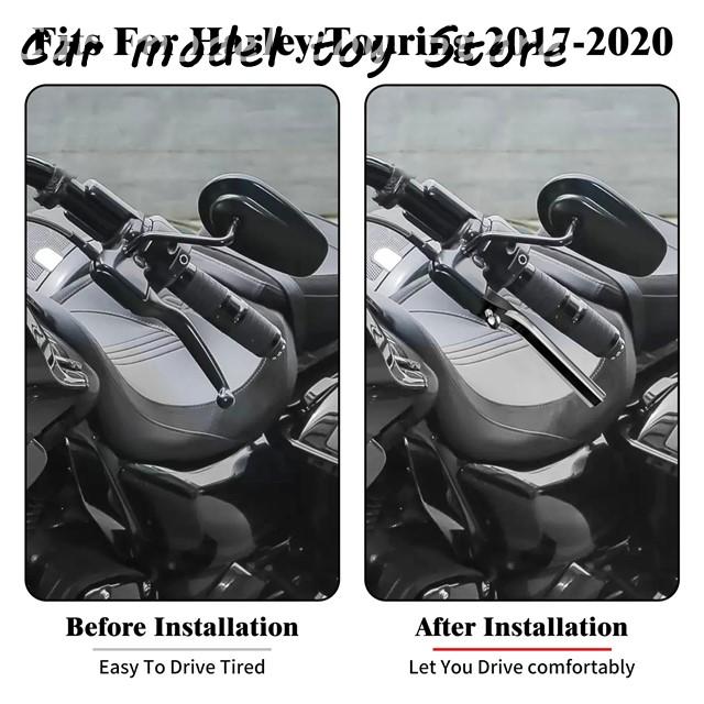 【並行輸入品】ハーレー   ツーリング用 CNC 調整可能ハンドレバー エレクトラ ストリートグライド ロードキング FLTRX リミテッド 17 | ブランド登録なし | 02