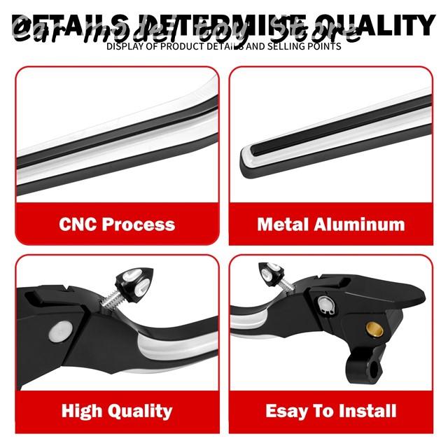 【並行輸入品】ハーレー   ツーリング用 CNC 調整可能ハンドレバー エレクトラ ストリートグライド ロードキング FLTRX リミテッド 17 | ブランド登録なし | 04