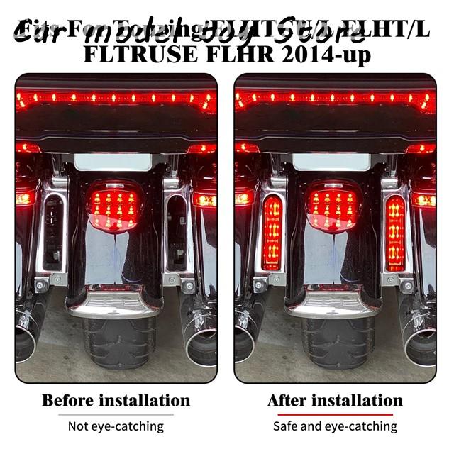 【並行輸入品】 バイク用アクセントサドルバッグフィラーライト LEDインサートサポートテールライトランニングランプ_1