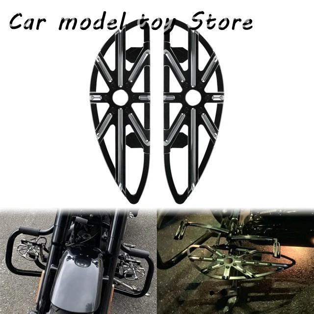 【並行輸入品】ハーレー  バイク運転手ピリオンシート用フロアボード フロントリア用フットペグペダル 用ツーリングエレクトラグライド ロードグライド_1