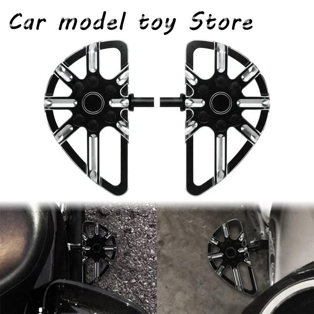 【並行輸入品】ハーレー  バイク運転手ピリオンシート用フロアボード フロントリア用フットペグペダル 用ツーリングエレクトラグライド ロードグライド_3