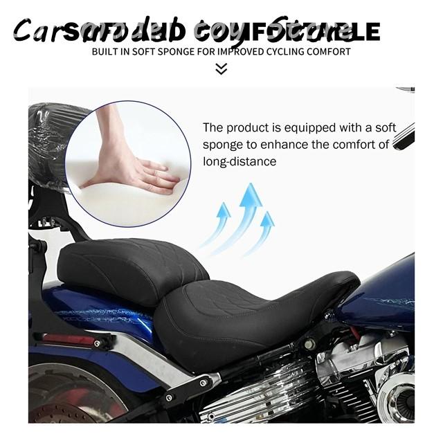 並行輸入品】ハーレー 2人乗りシート バイク用 運転席 助手席用