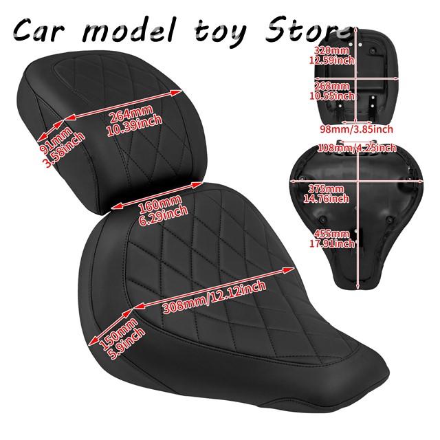 並行輸入品】ハーレー 2人乗りシート バイク用 運転席 助手席用