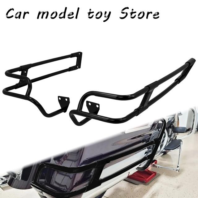 【並行輸入品】ハーレー バイク用リアサドルバッグガードレールサポートブラケット 用ツーリングエレクトラグライドFLHT FLHRXSリミテッド2_1