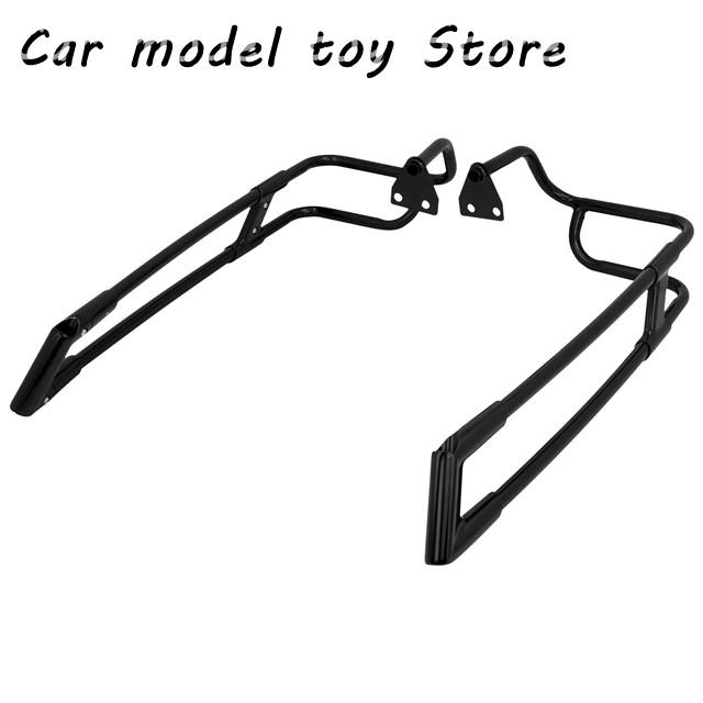 【並行輸入品】ハーレー バイク用リアサドルバッグガードレールサポートブラケット 用ツーリングエレクトラグライドFLHT FLHRXSリミテッド2_2