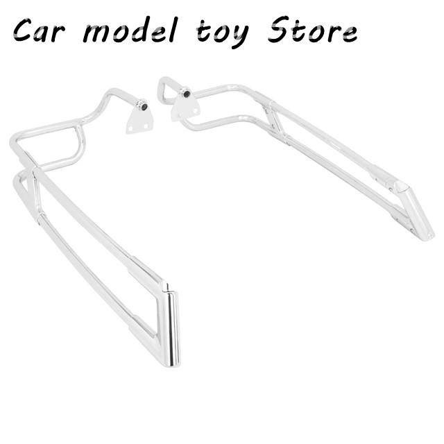 【並行輸入品】ハーレー バイク用リアサドルバッグガードレールサポートブラケット 用ツーリングエレクトラグライドFLHT FLHRXSリミテッド2_4
