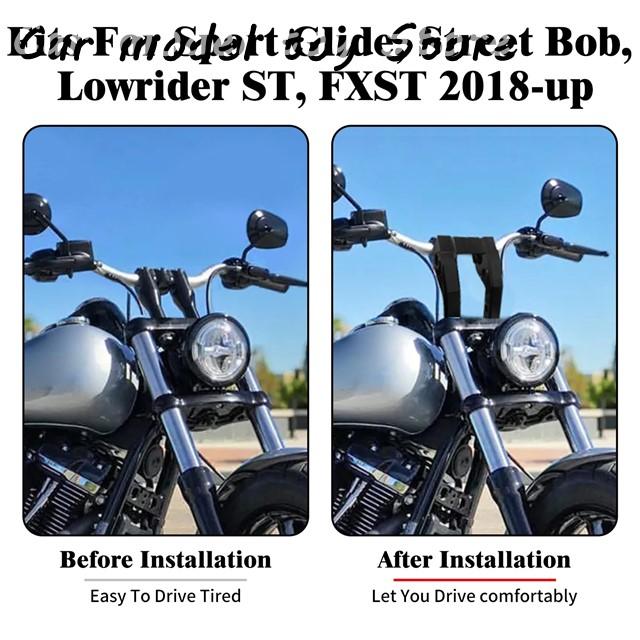 並行輸入品】ハーレー バイク用6インチハンドルバーライザー クランプ