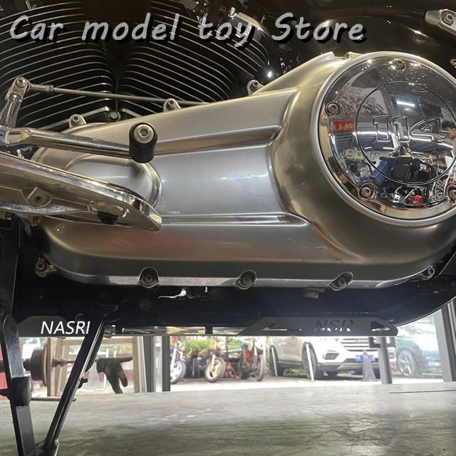 【並行輸入品】ハーレー  バイク用アクセサリー スキッドプレート ロアエンジンベース シャーシガード プロテクション ブラック 用 BREAKOUの画像