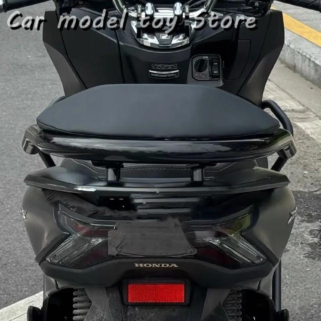 【並行輸入品】ホンダ   PCX160 PCX 160用 新型バイク ブラック リア シート テールストック バックレスト バックレスト クッショの画像