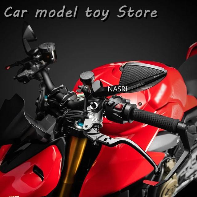 【並行輸入品】ドゥカティ バイク用アクセサリー LEDウィンカーライト付きバックミラー ブラック ペア STREETFIGHTER V4 STR
