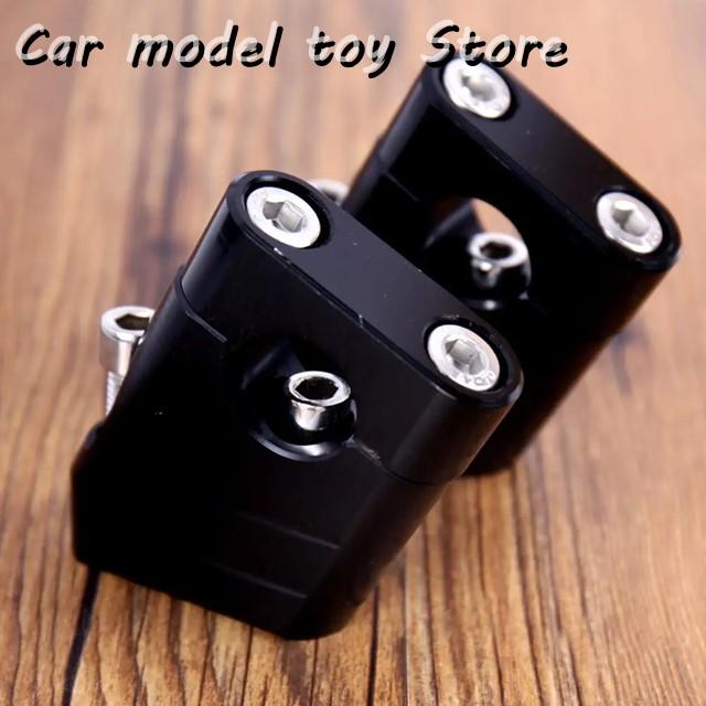 ブランド登録なし - 【並行輸入品】 黒いこと 7/8in 22MM ハンドルバーライザー クランプ テーパーフィット 汎用自動二輪車 自動二輪車用