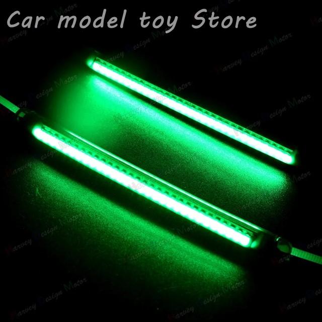 【並行輸入品】ハーレー LED グリーン 39MM-41MM フォークウィンカー＆スモークレンズ ツーリング 883 1200 48 全モデル_2
