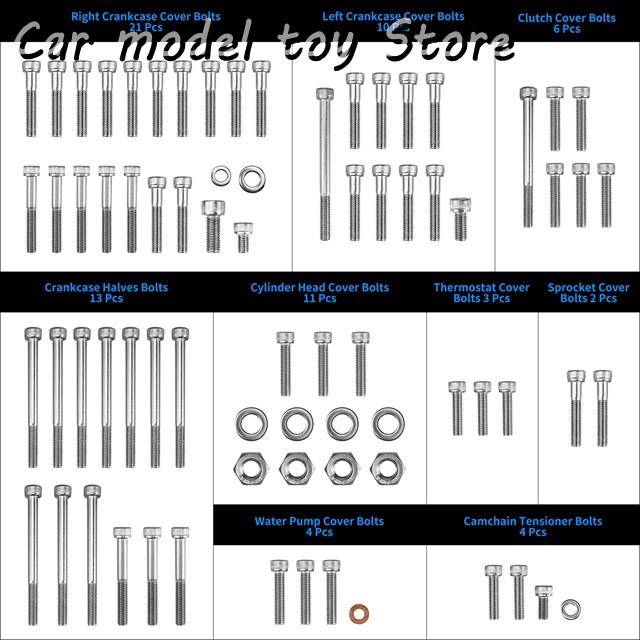 【並行輸入品】ホンダ  TRX 450R 2004 2005 450R TRXステンレスNICECNC ATVシリンダーヘッドカバークラッチエンジ_1