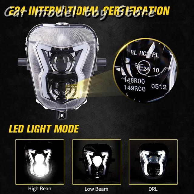 【並行輸入品】ホンダ  CRF450L CRF450RL 2019-2024ダートバイクバイクヘッドライトランプアセンブリヘッドランプCRF 45の画像