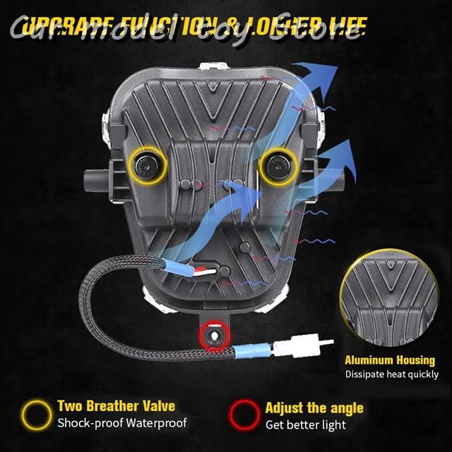 【並行輸入品】ホンダ  CRF450L CRF450RL 2019-2024ダートバイクバイクヘッドライトランプアセンブリヘッドランプCRF 45の画像