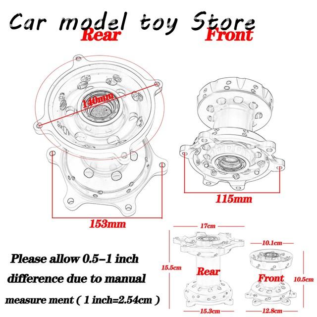【並行輸入品】ホンダ CR125 CR250 CRF250R CRF450X CRF250Xバイク 36穴フロントリアハブ片_4
