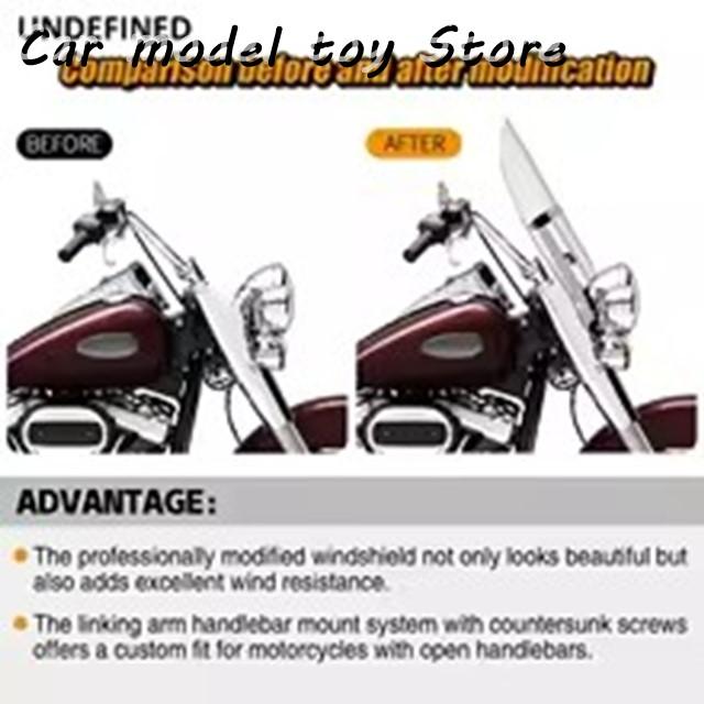 【並行輸入品】スズキ  バイクハーレー クルーザーバイクゆり/スモーク汎用風防ガラスビッグフロントガラス適合_3