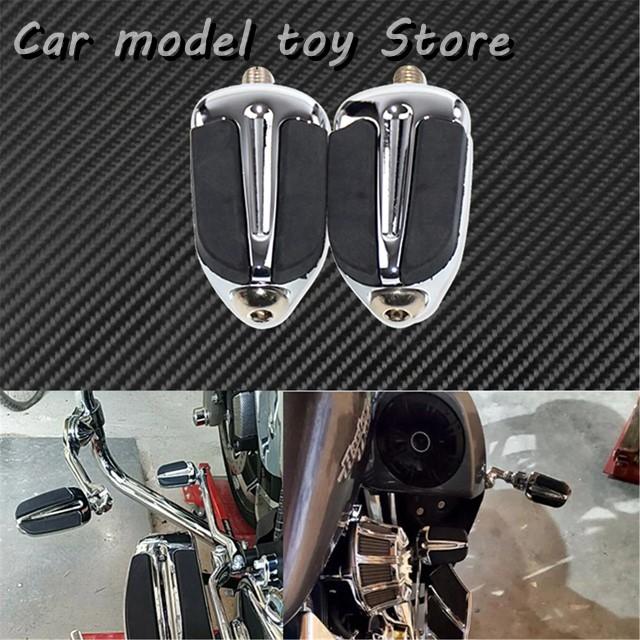 【並行輸入品】ハーレー  バイクツーリングダイナソフテイルスポーツスターXLブレークアウト汎用スリップストリームフットペグフットレストシフターシフの画像