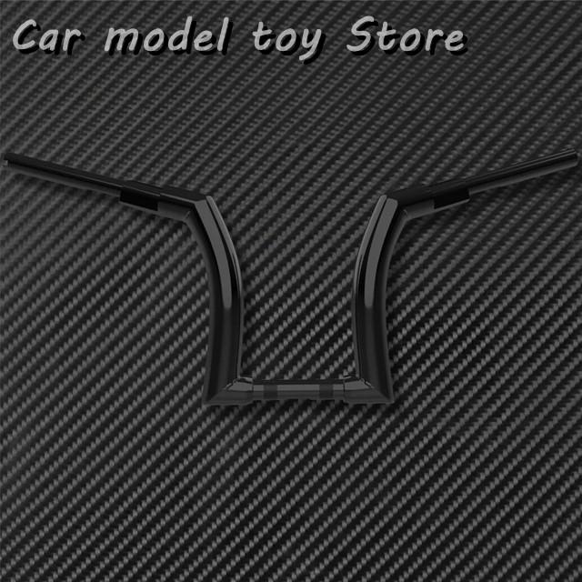 並行輸入品】ハーレー バイク 12 14 16インチ ハンドルバー黒/クロム