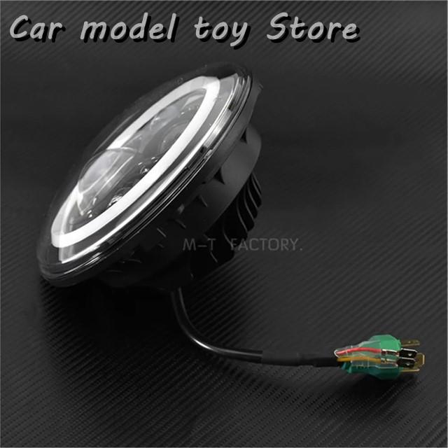 並行輸入品】ハーレー バイクヘッドライト 7インチ エンジェル目