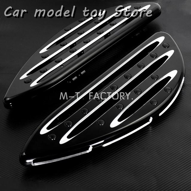【並行輸入品】ハーレー バイクフロント + リアフロアボードツーリングロードストリートエレクトラグライド FLHR 2008-2013 シフト・_1