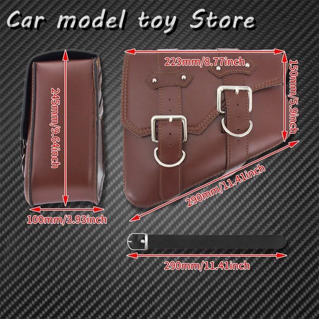ブランド登録なし - 【並行輸入品】ハーレー  自動二輪車 PU 革サドル 御徒面子球歴左 + 右寄り物の具 御徒面子 黒いこと/赤銅色  運動競技はやりっ子 XL 883 1
