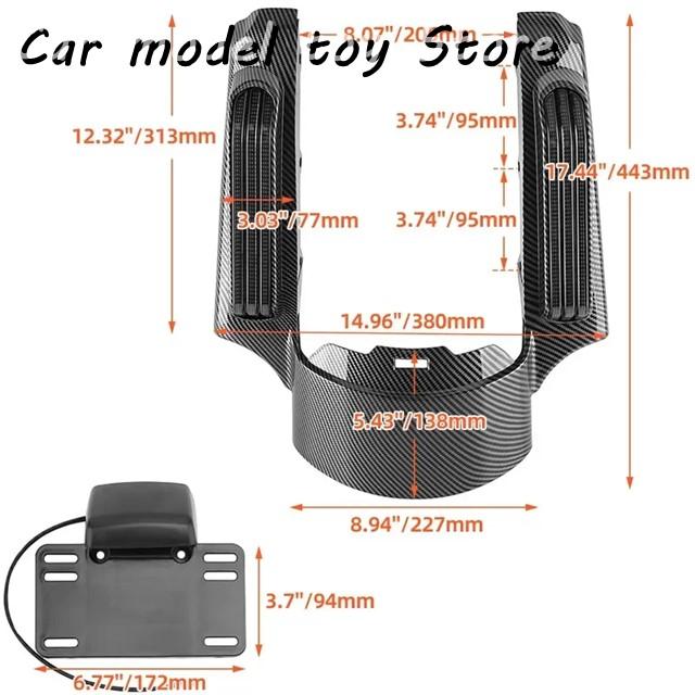 【並行輸入品】ハーレー  ツーリングエレクトラストリートグライドFLTRX FLHR 2014年式以上ウルトラ限定CVO用バイクリアフェンダーシス_5