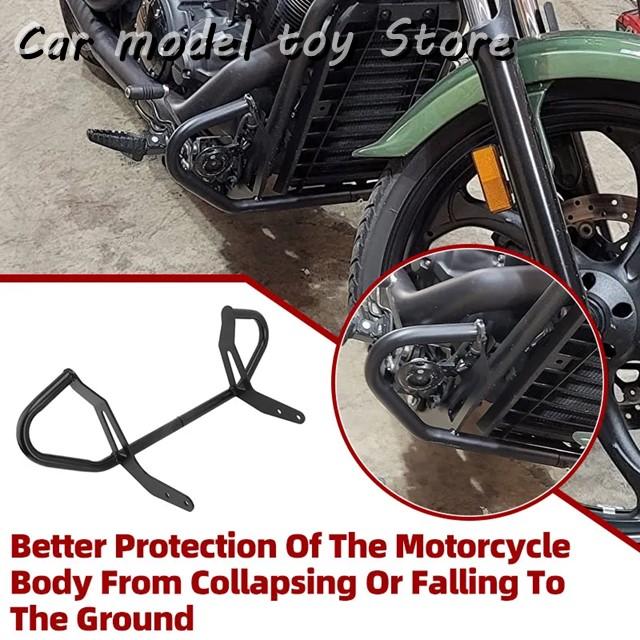 【並行輸入品】ヤマハ  バイク転倒防止クラッシュバーフレームアクセサリーエンジンガードランディングブラックストライカー1300 XVS1300 2の画像
