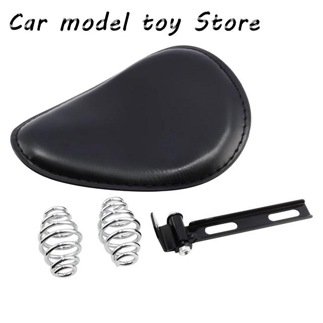 バイクフロントドライバーハーレーチョッパー革サドル座席レトロ 汎用