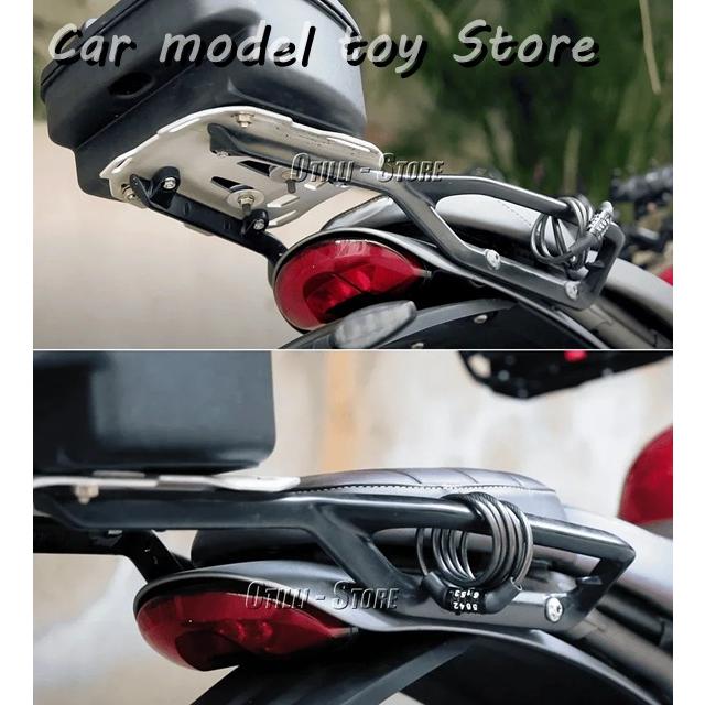 【並行輸入品】 スクランブラー 400X SPEED スピード 400 2024 2025 バイクリアキャリア棚キャリア箱サポート ホールダー貨物ブラケット_2