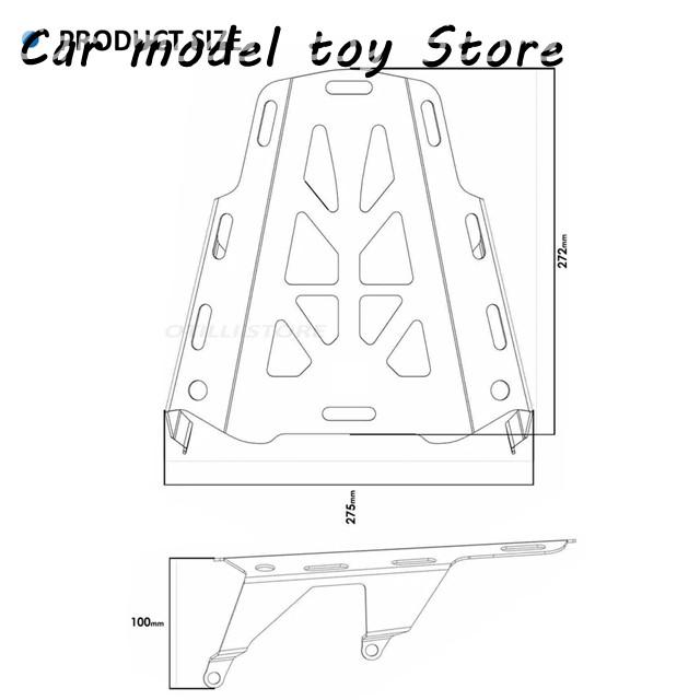 【並行輸入品】 1290 スーパーデューク R バイク アクセサリーリアキャリア カーゴ ラック 1290 SUPERデューク R 2020 2021 フィット_4