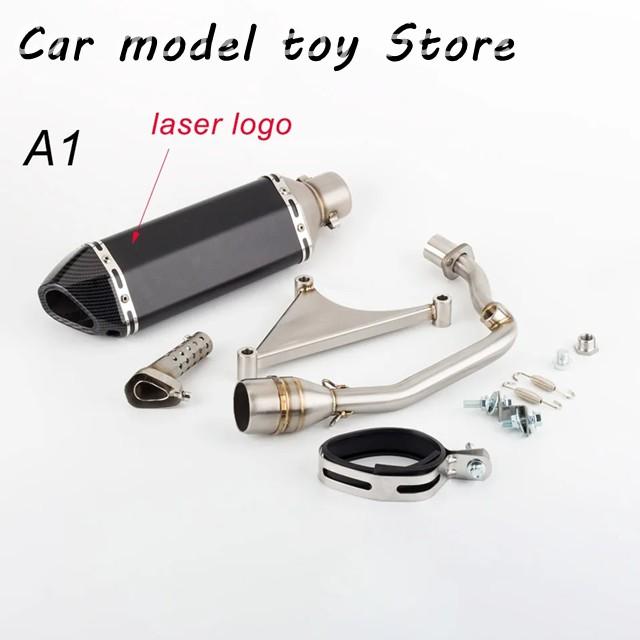 並行輸入品】ベスパ バイク スプリントマフラー リンク パイプ フル