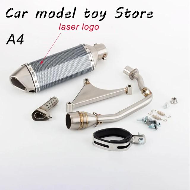 並行輸入品】ベスパ バイク スプリントマフラー リンク パイプ フル