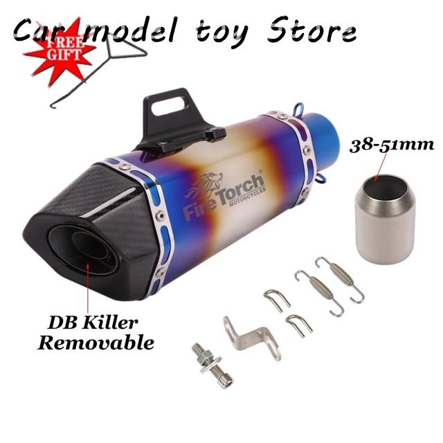 【並行輸入品】 デューク390 R25 Z900 GSXR1000 SV650 R6 R3 R1 ZX6R MT07 CBR500 DB キラー マフラー本汎用 36-51MM バイク排気装置の画像