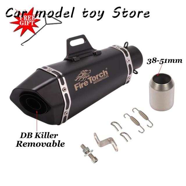 【並行輸入品】 デューク390 R25 Z900 GSXR1000 SV650 R6 R3 R1 ZX6R MT07 CBR500 DB キラー マフラー本汎用 36-51MM バイク排気装置の画像