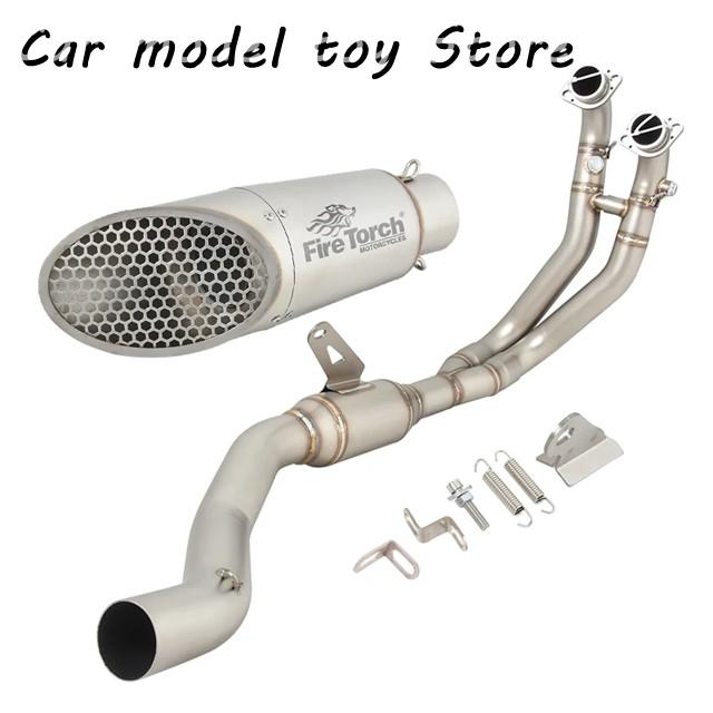 【並行輸入品】 FOR APRLLIA RS660 RS TUONO 660 2021 2022 2023 バイク排気エスケープ システム フロント リンク パイプ接続 51 MM マフラー モト_3