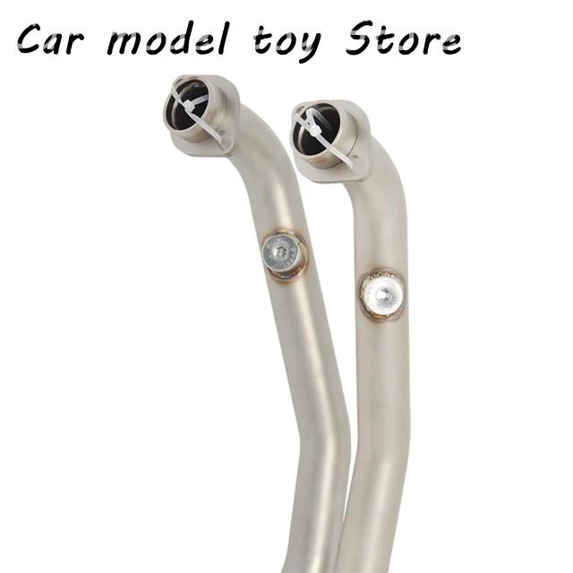 【並行輸入品】 用 450MT 450 MT 2024 2025 バイク排気モトクロス システム ステンレス フロント リンク パイプ接続元マフラー_4