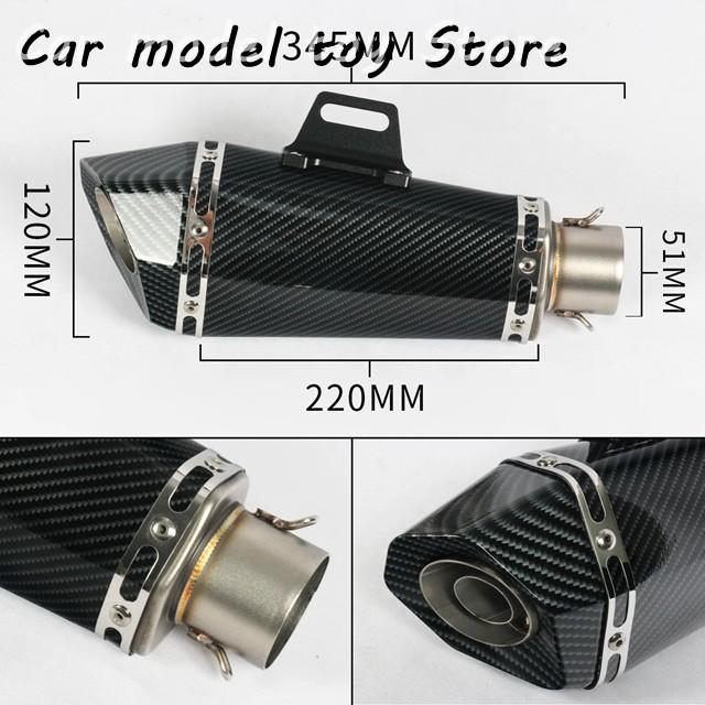 【並行輸入品】 ZT125 U1 G1 Z1 Z2 2021 2022 バイクマフラーモト システム DB キラーフロントリンク管 51MM スリップオン_3