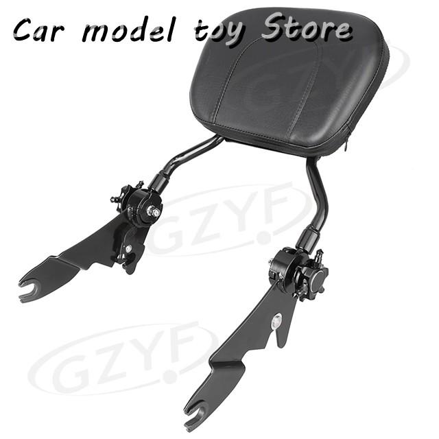 【並行輸入品】ハーレー ダビッドソンツーリングストリートグライドロードキング2008 2016アルミ オートバイのSISSYバーバックレストキャ_2