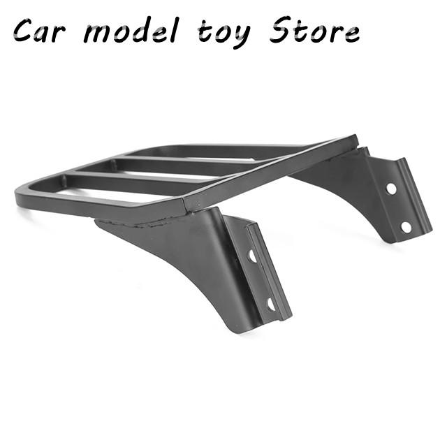 【並行輸入品】ハーレー  ダイナソフテイルFXDL FLST FLSTF FXDWGスポーツスター 黒/クロムオートバイシーシーバーバックレストキの画像
