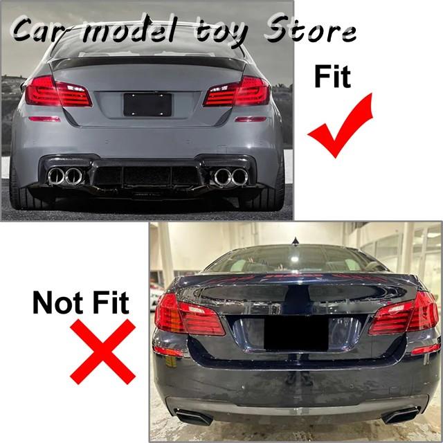 【並行輸入品】BMW M のスポーツのバンパー 2011-2016 F10 M5 2PCS リアバンパーのディフューザーのクォードの排気装置カ