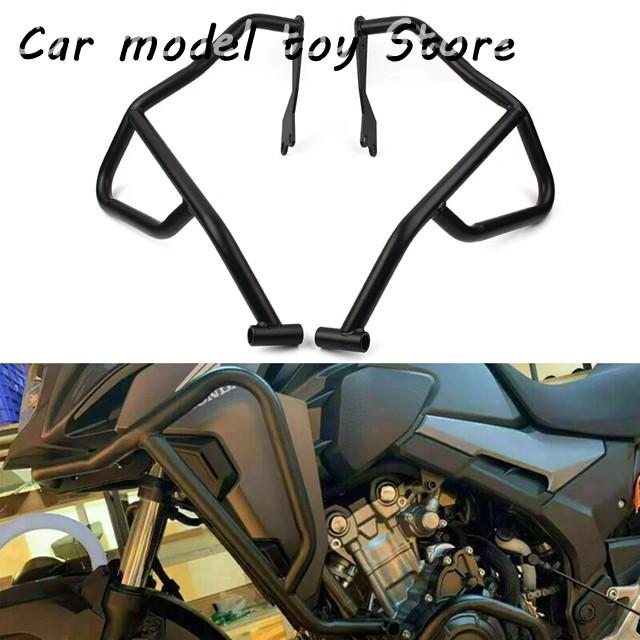 【並行輸入品】ホンダ   X 2019-22年/CB500X 19 20 21 22 黒鋼 オートバイのエンジンのバンパーの 上部のクラッシュバー_1