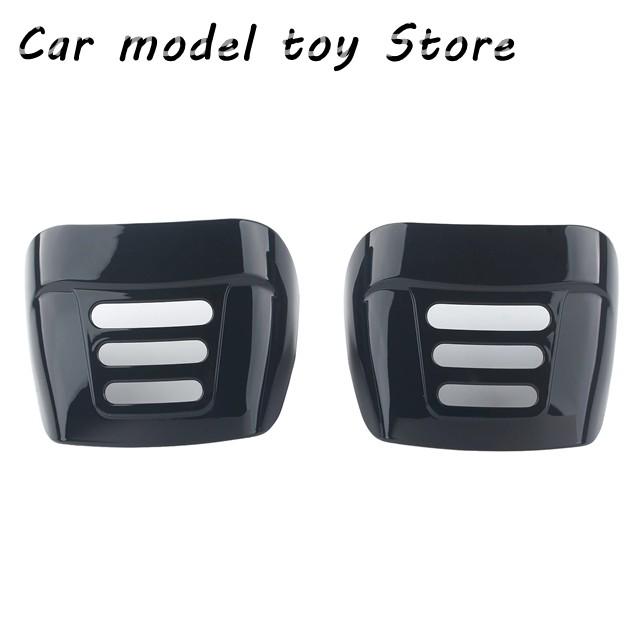 【並行輸入品】ハーレー  のストリートの三重のグライド FLHTUTG FLHXXX 1PAIR オートバイのテールライトベゼルのバイザー スロッの画像