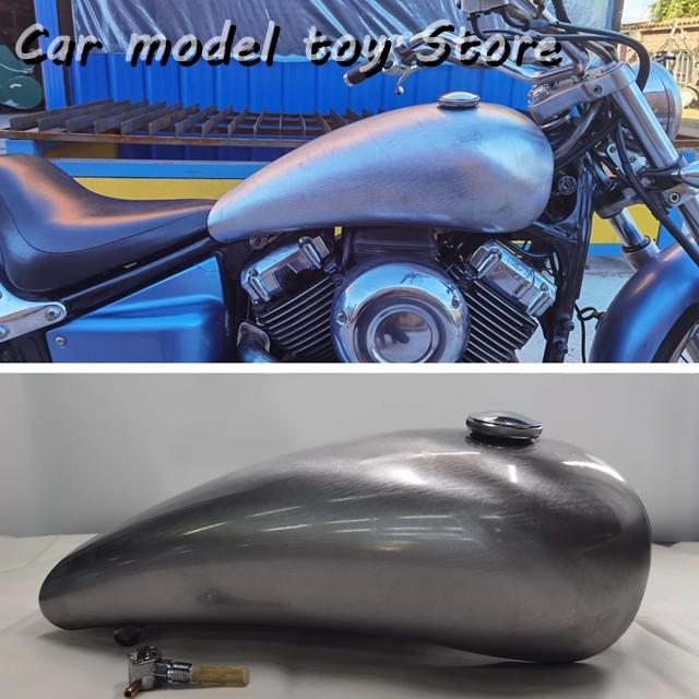 並行輸入品】ヤマハ ドラッグスター 400 650 の銀オートバイ ガソリン