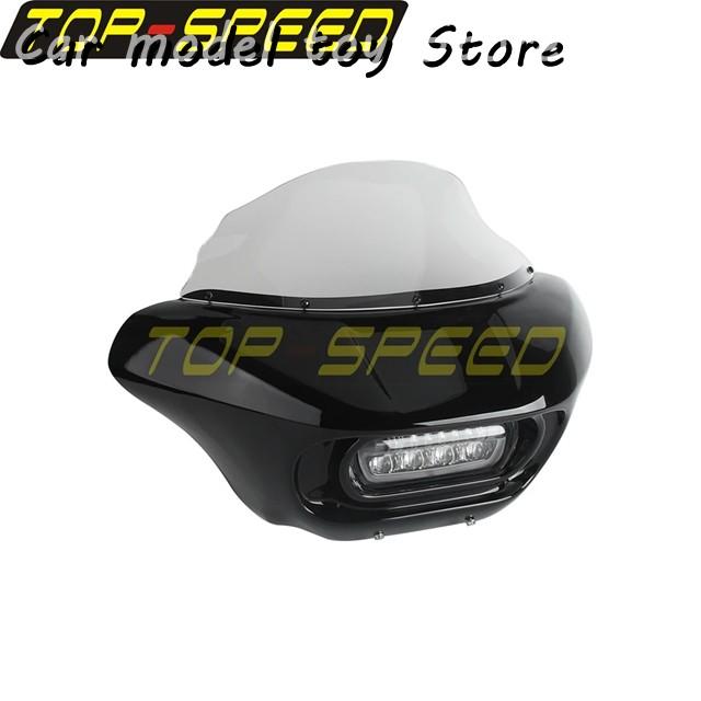 【並行輸入品】ハーレー のソフテイルファットボブ 114 FXFBS 18-24 FXFB 18 19 オートバイの ABS クラブスタイルのヘッ_2