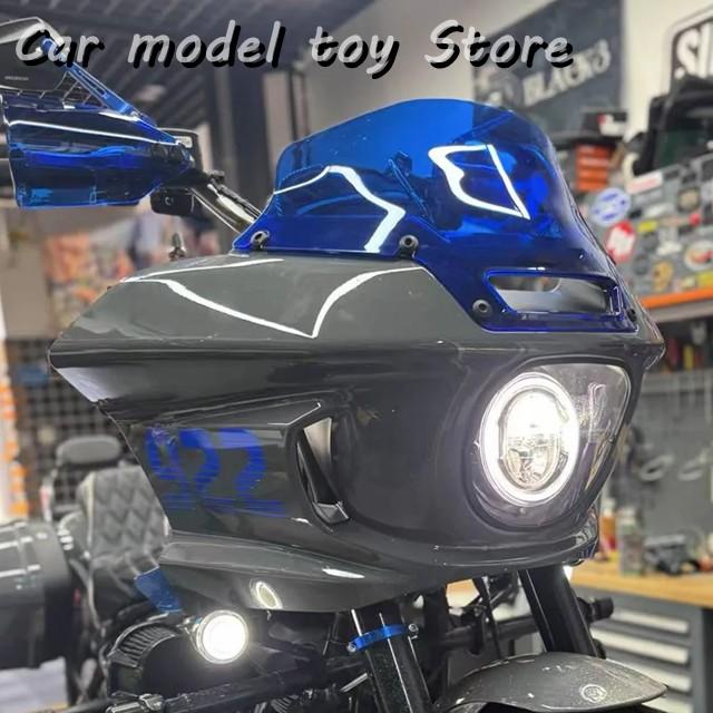 ハーレーダビッドソン FXLRST 純正ヘッドライト　よし FXLRST ローライダーST カスタム ヘッドライトレンズ 取り付け